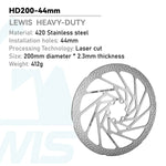 Lewis - Heavy Duty Rotor 180 / 200 / * 2.3mm