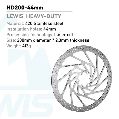 Lewis - Heavy Duty Rotor 180 / 200 / * 2.3mm