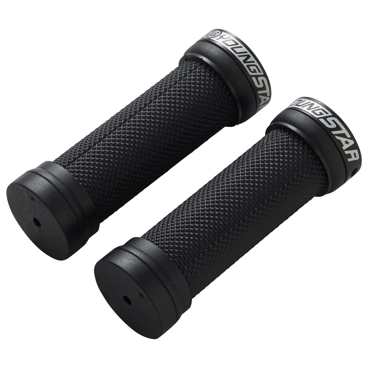 Kids MTB Grips Youngstar Single Lock-On System 28x98mm Black