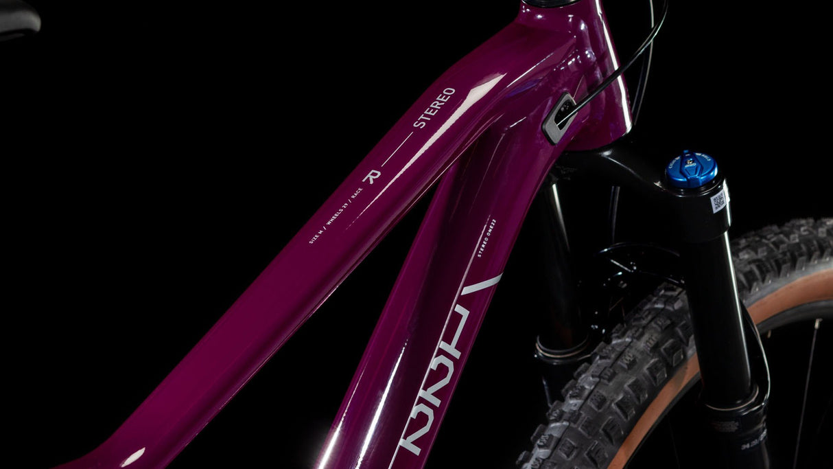 Cube Stereo ONE22 Race wine´n´grey